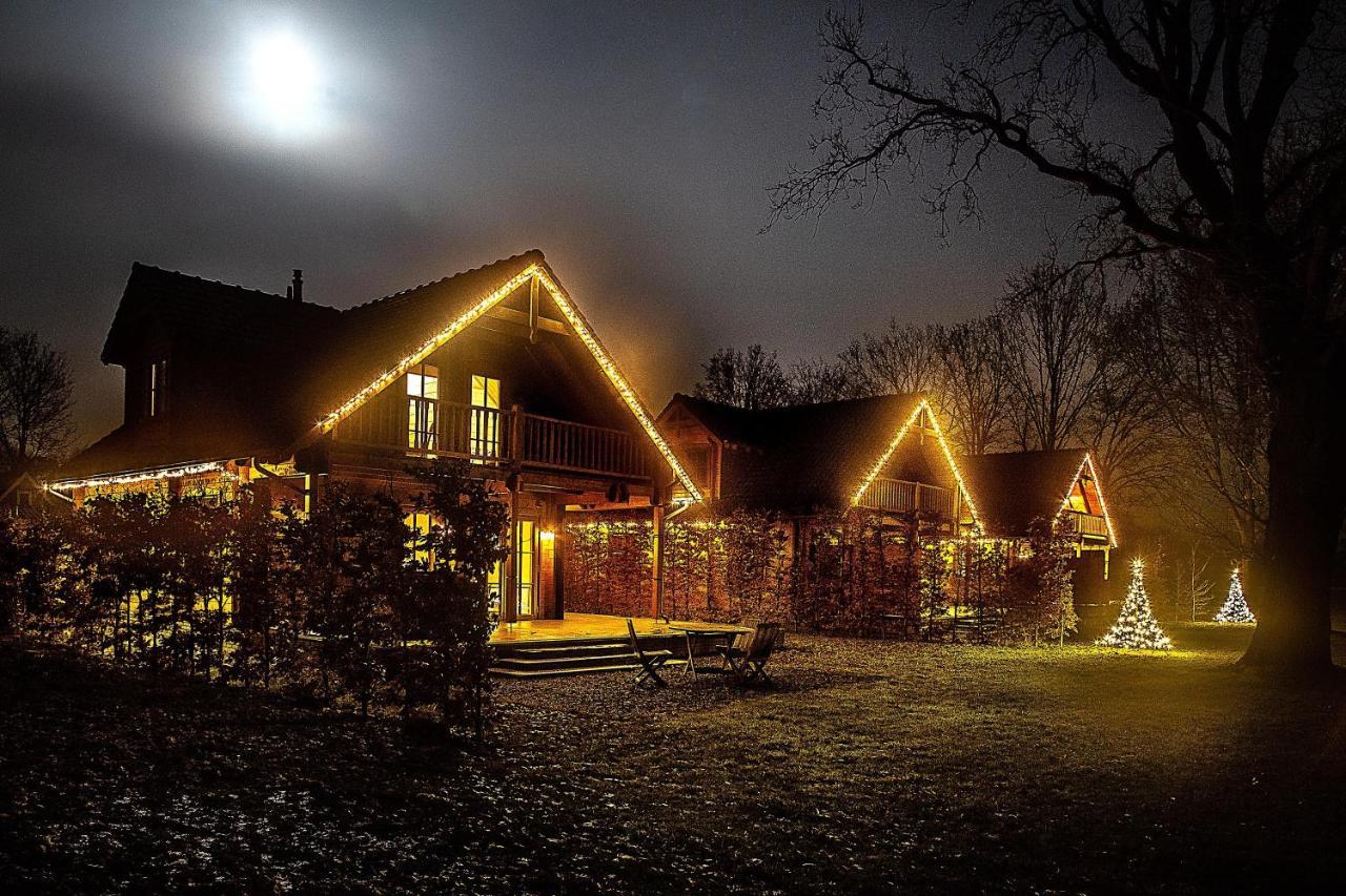 Houten Villa Tine Den Ham Exterior foto